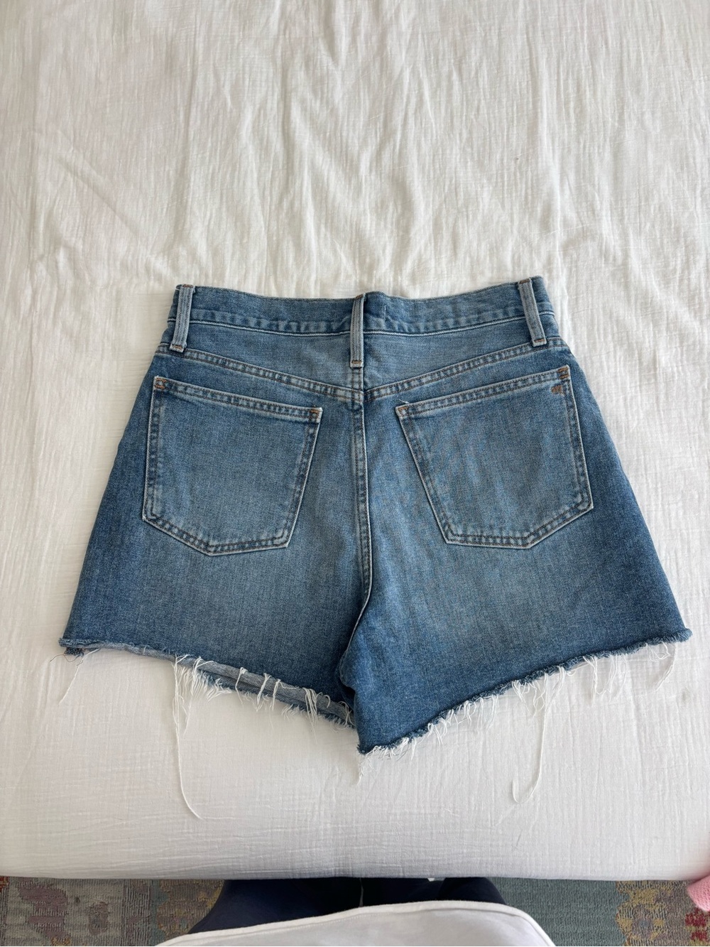 Madewell “The Mom Jean” High Waisted Denim Shorts - Picture 2 of 4